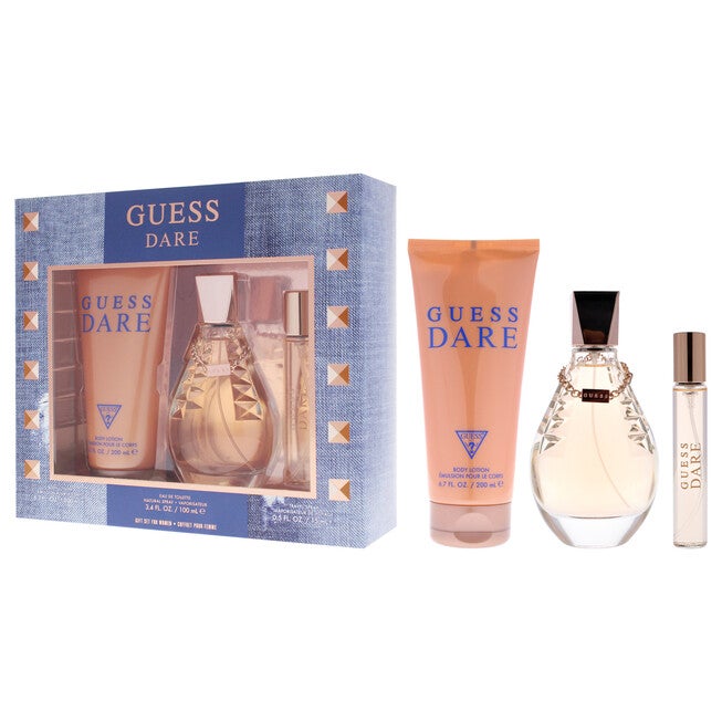 Guess Dare by Guess for Women - 3 Pc Gift Set 3.4oz EDT Spray, 0.5oz EDT Spray, 6.7oz Body Lotion, See Description, alternate image number 3