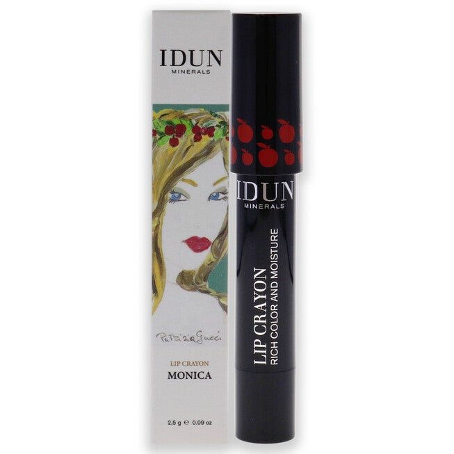 Lip Crayon - 407 Monica by Idun Minerals for Women - 0.09 oz Lipstick, See Description, hi-res image number 0