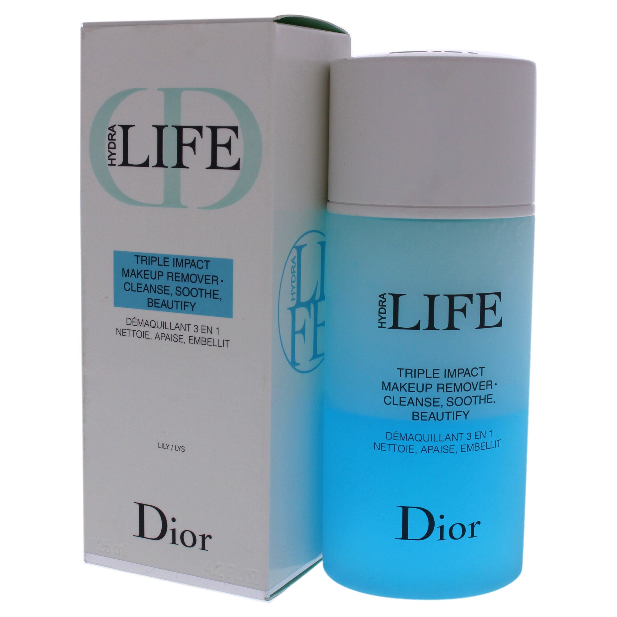 Hydra Life Triple Impact Makeup Remover by Christian Dior for Women - 4.2 oz Makeup Remover, See Description, alternate image number 3