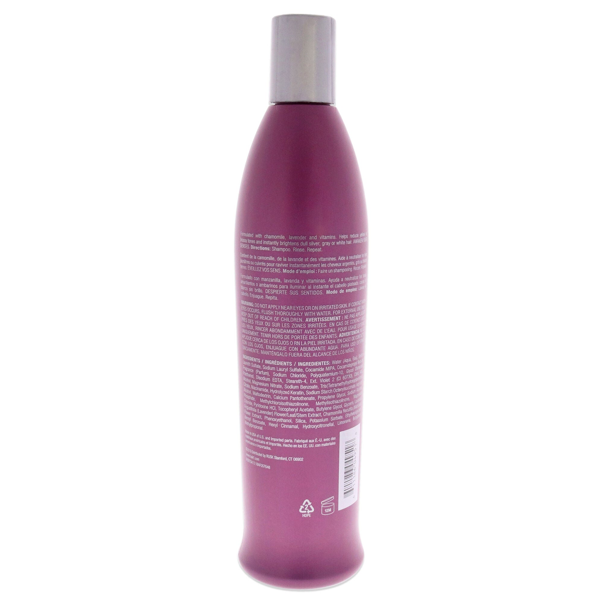 Sensories Bright Chamomile Lavender Shampoo by Rusk for Unisex - 13.5 oz Shampoo, , alternate image number 3