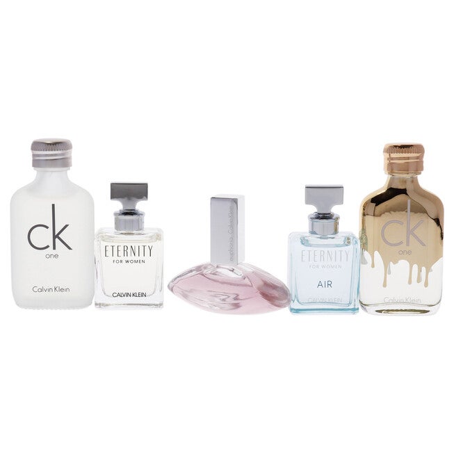 Calvin Klein Deluxe Fragrance Travel Collection by Calvin Klein for Women - 5 Pc Mini Gift Set, , alternate image number null