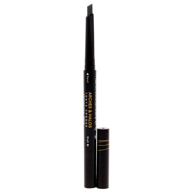 Angled Brow Shading Pencil - Charcoal by Arches and Halos for Women - 0.012 oz Eyebrow Pencil, See Description, alternate image number 4