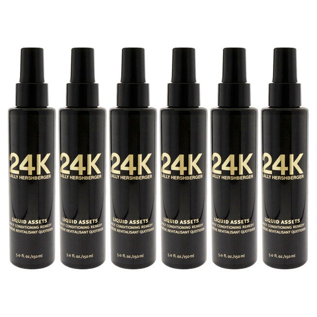 24K Liquid Assets Daily Remedy Conditioning by Sally Hershberger for Unisex - 5 oz Conditioner - Pack of 6, NA, hi-res image number null