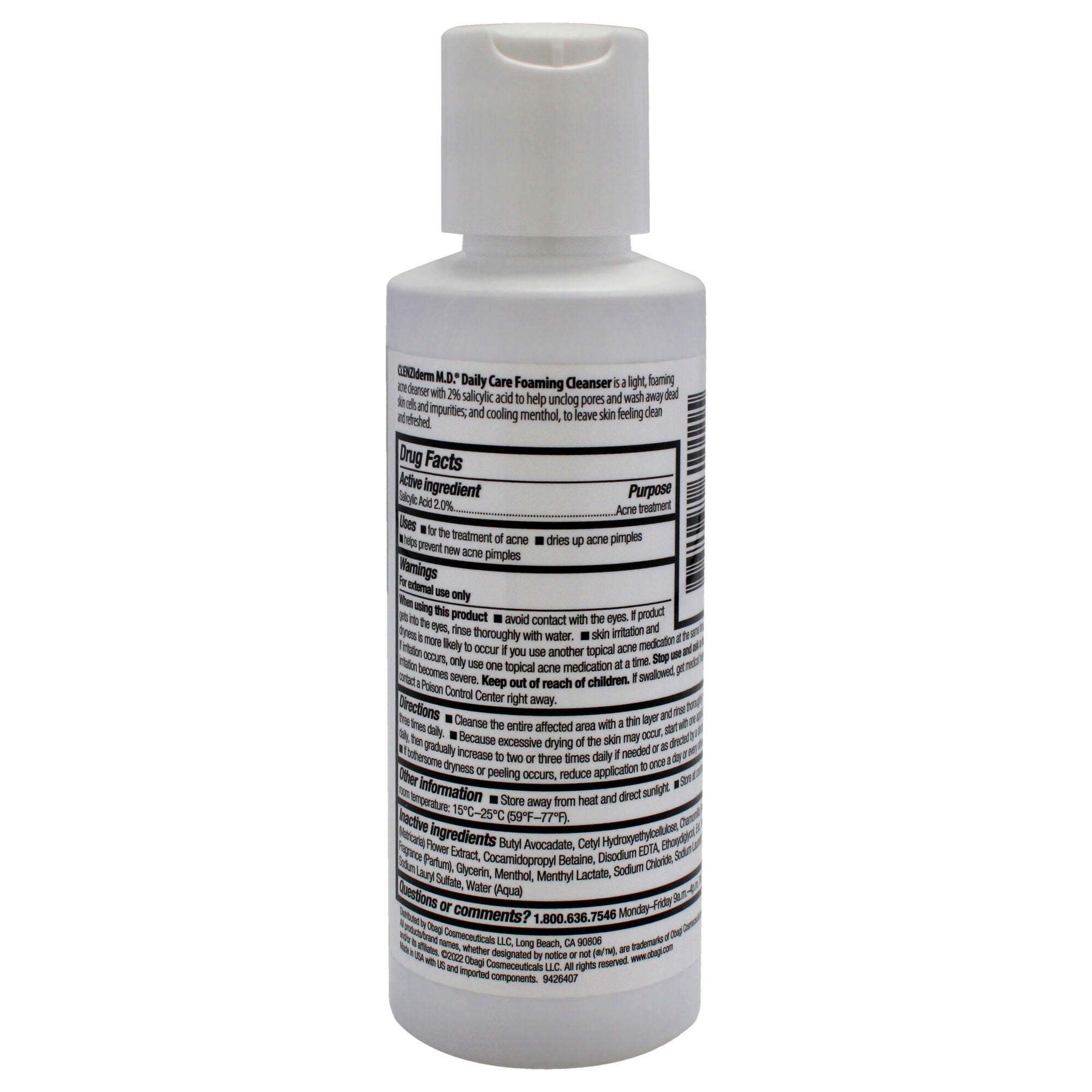 Clenziderm M.D. Daily Care Foaming Cleanser by Obagi for Women - 4 oz Cleanser, , alternate image number 5