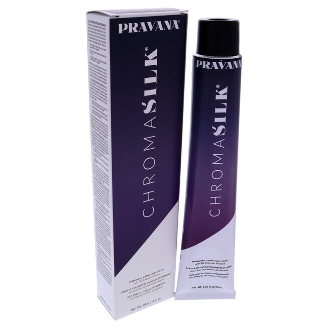 ChromaSilk Creme Hair Color - 4.37 Golden Violet Brown by Pravana for Unisex - 3 oz Hair Color, , alternate image number 7
