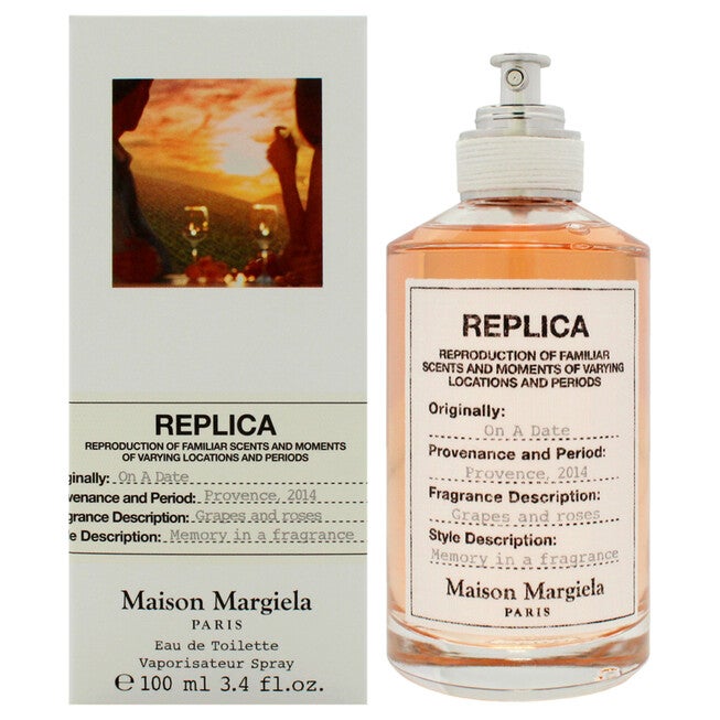 Replica On a Date by Maison Margiela for Men - 3.4 oz EDT Spray, See Description, hi-res image number 0