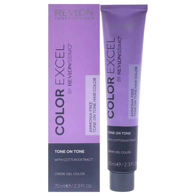 Revlonissimo Color Excel - 6.42 Dark Chestnut Iridescent Blonde by Revlon for Unisex - 2.3 oz Hair Color, See Description, hi-res image number 0