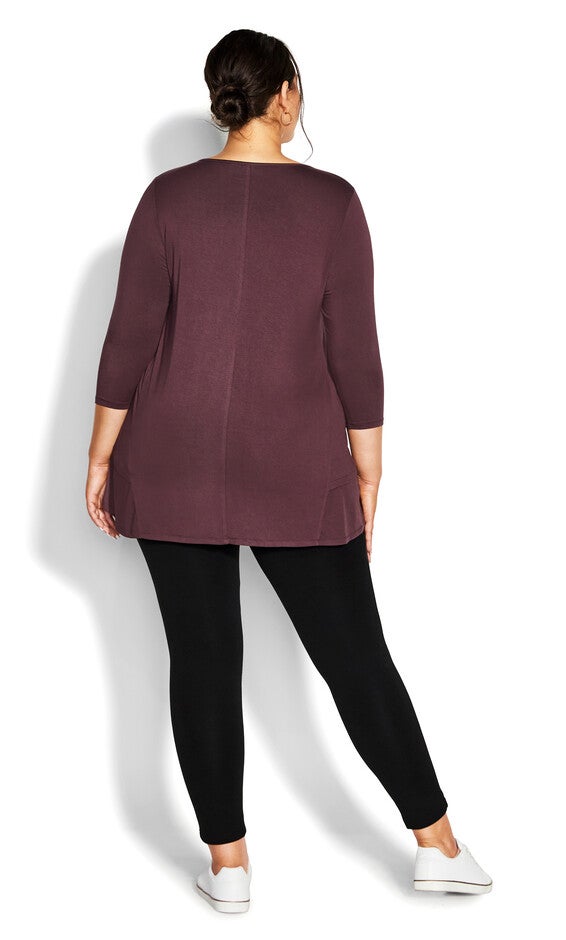 Pull On Ponte Pant Black - petite, , alternate image number 2