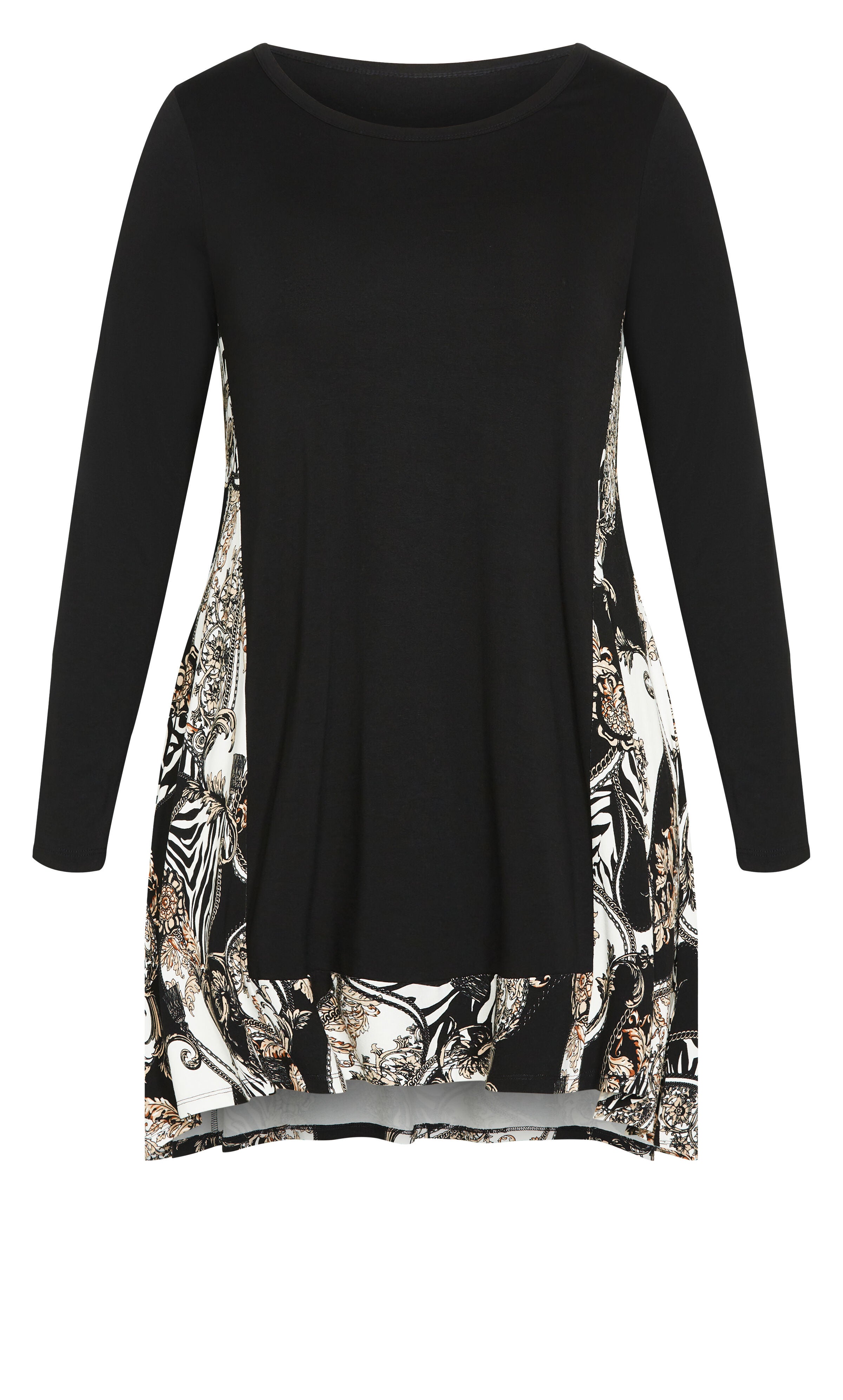 Elsa Print Tunic - black, , alternate image number 4
