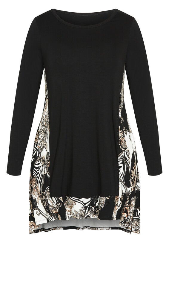 Elsa Print Tunic - black, , alternate image number 4