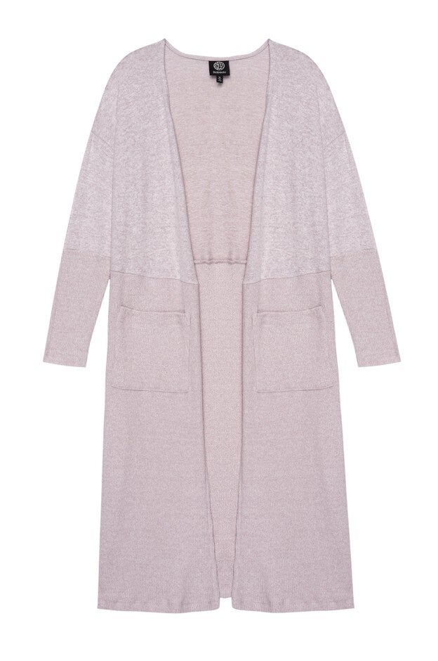 Dean Plus Cozy Ribbed Duster Cardigan, Angel Wing, hi-res image number 0