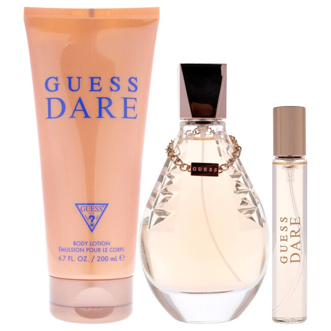 Guess Dare by Guess for Women - 3 Pc Gift Set 3.4oz EDT Spray, 0.5oz EDT Spray, 6.7oz Body Lotion, See Description, alternate image number 4