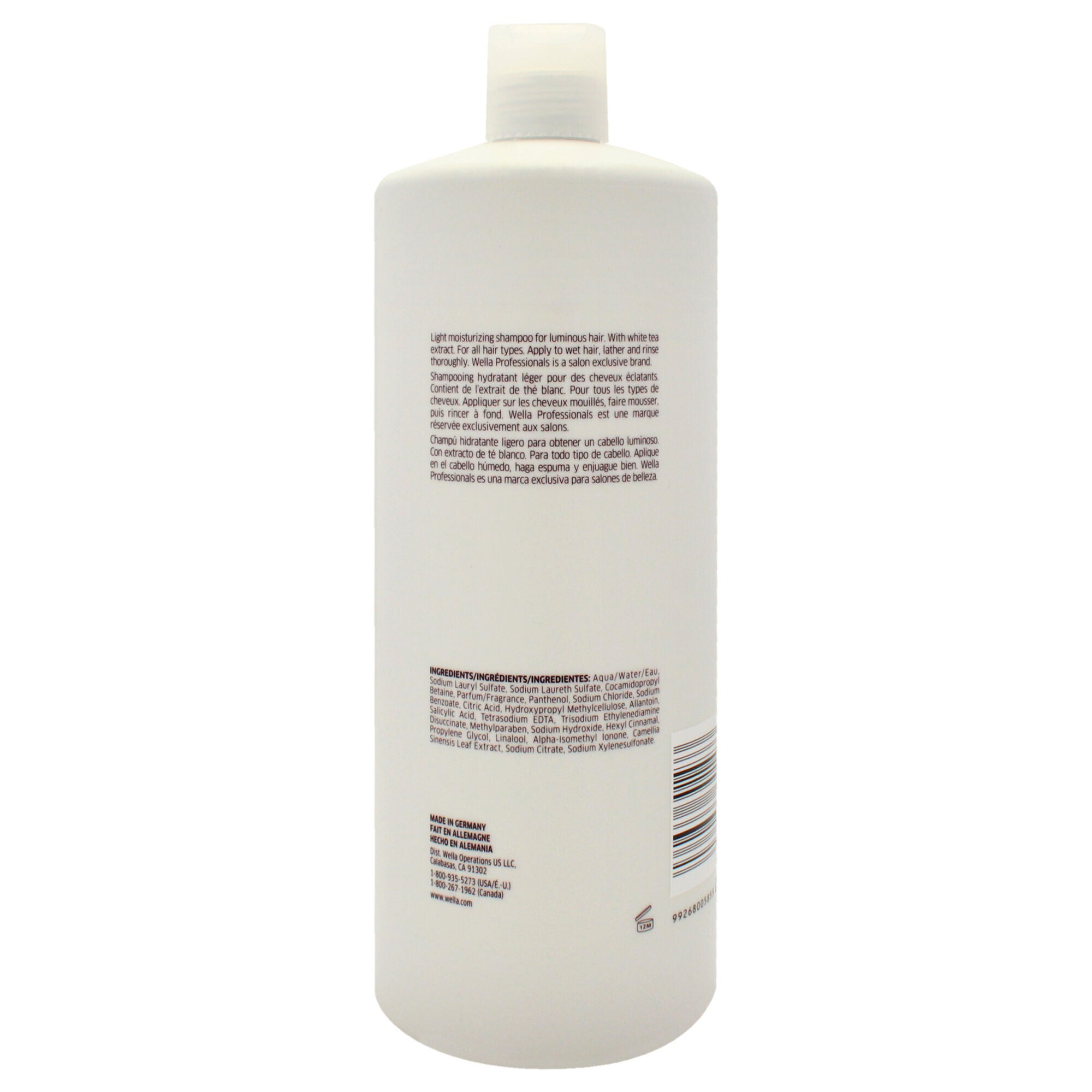 Oil Reflections Luminous Reveal Shampoo by Wella for Unisex - 33.8 oz Shampoo, See Description, alternate image number 3