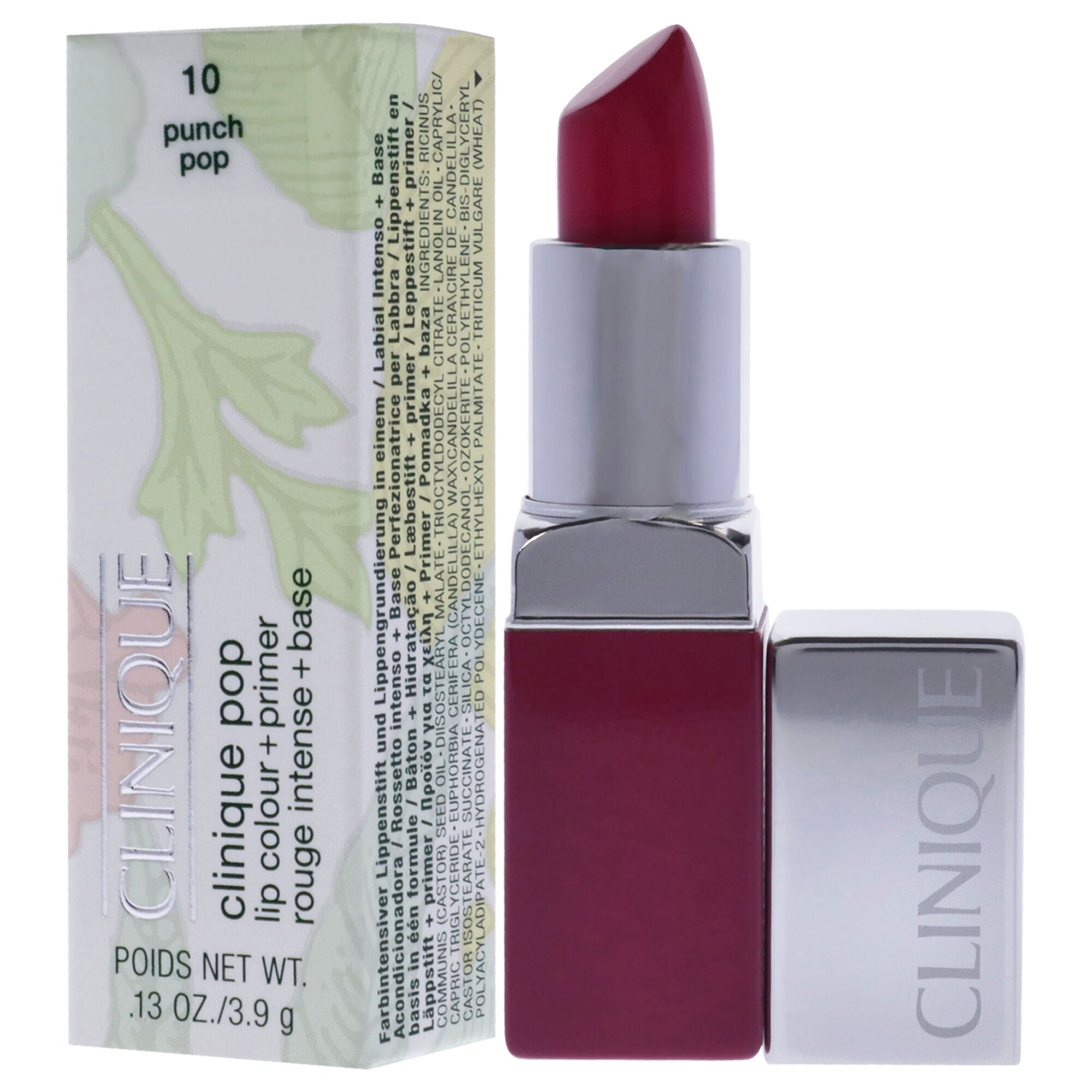Clinique Pop Lip Colour Plus Primer - 10 Punch Pop by Clinique for Women - 0.13 oz Lipstick, See Description, alternate image number 3
