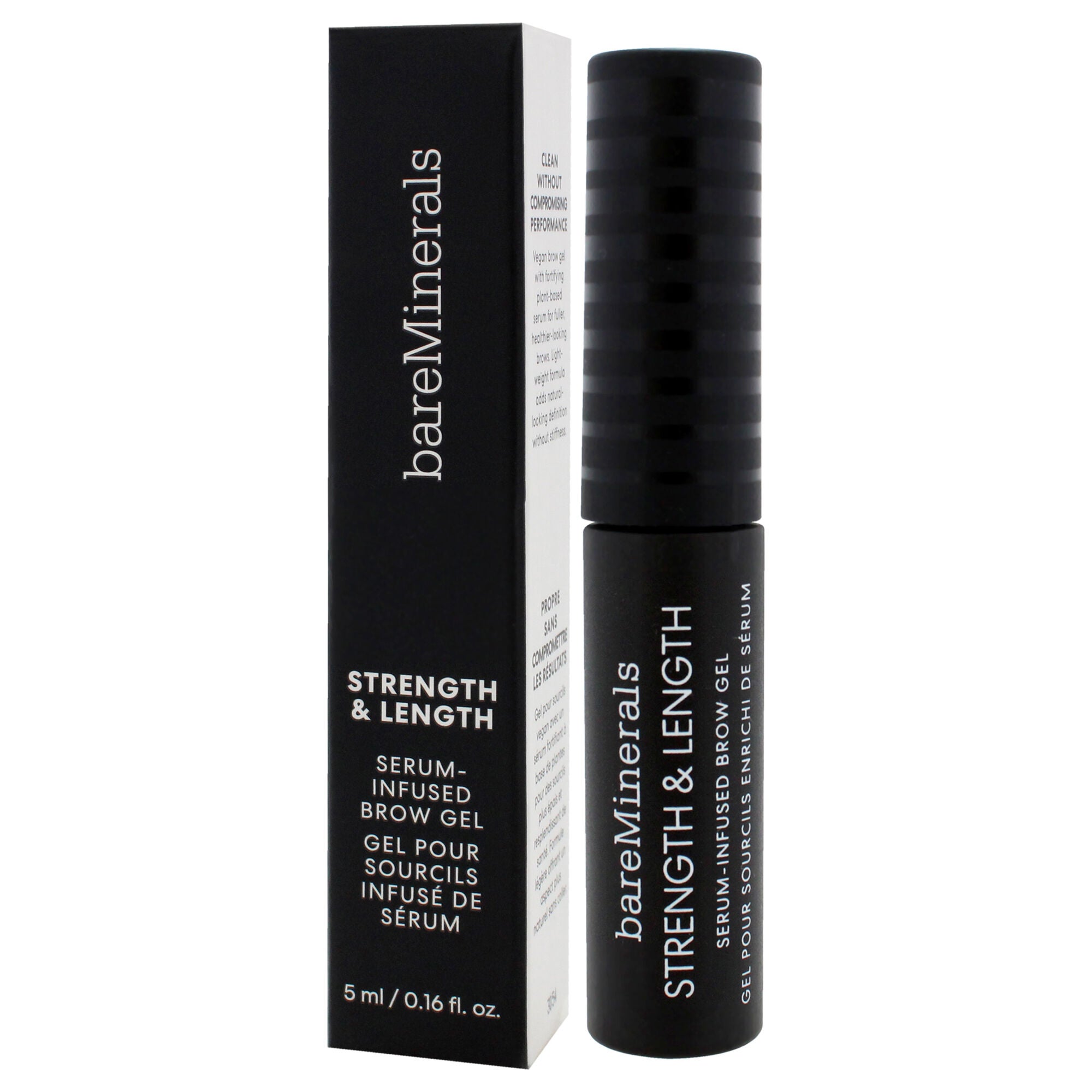 Strength and Length Serum-Infused Brow Gel - Chestnut by bareMinerals for Women - 0.16 oz Eyebrow Gel, See Description, alternate image number 3