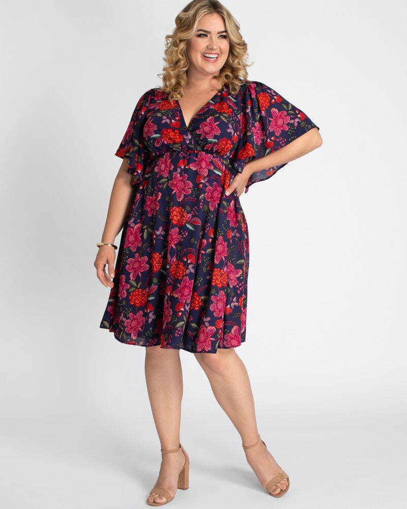 Florence Flutter Sleeve Dress, , alternate image number 6