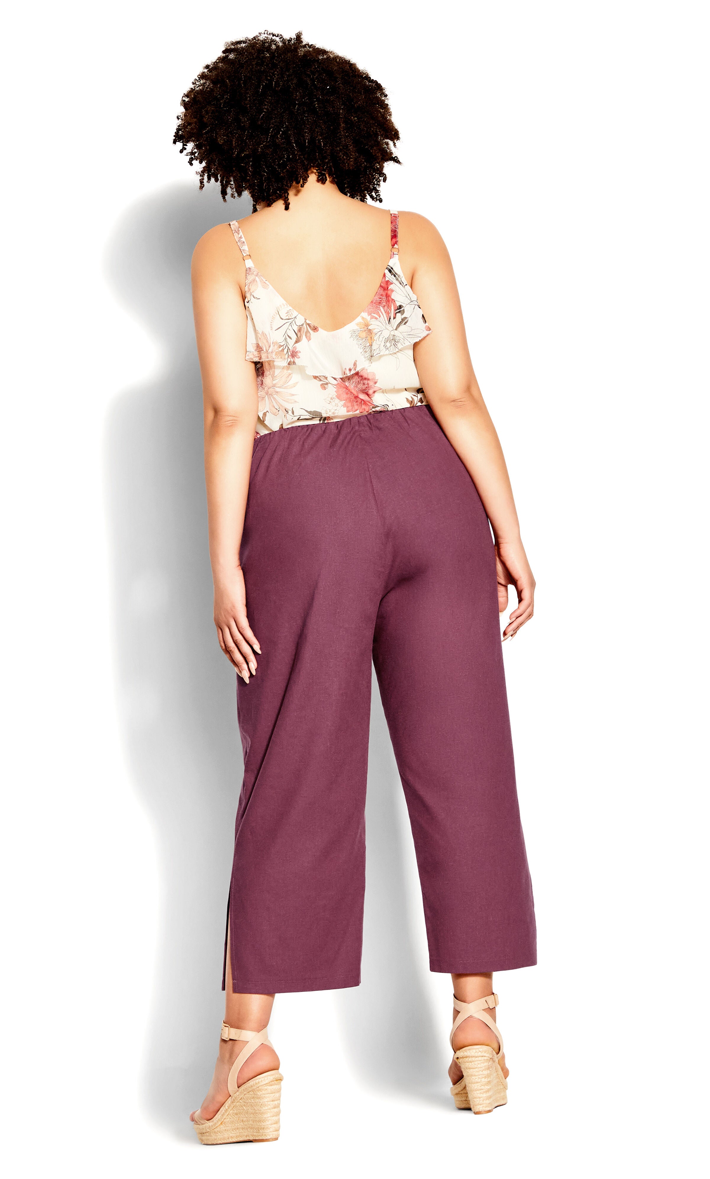 Botanical Pant - roseberry, , alternate image number 1