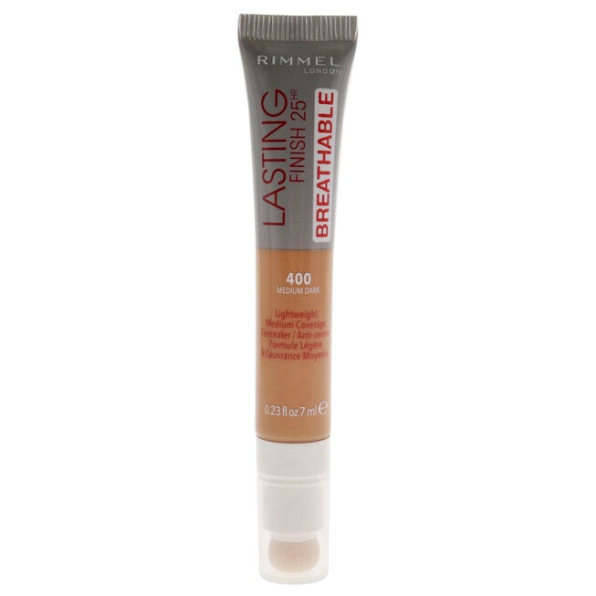 Lasting Finish 25Hr Breathable Concealer - 400 Medium Dark by Rimmel London for Women - 0.23 oz Concealer, See Description, hi-res image number 0