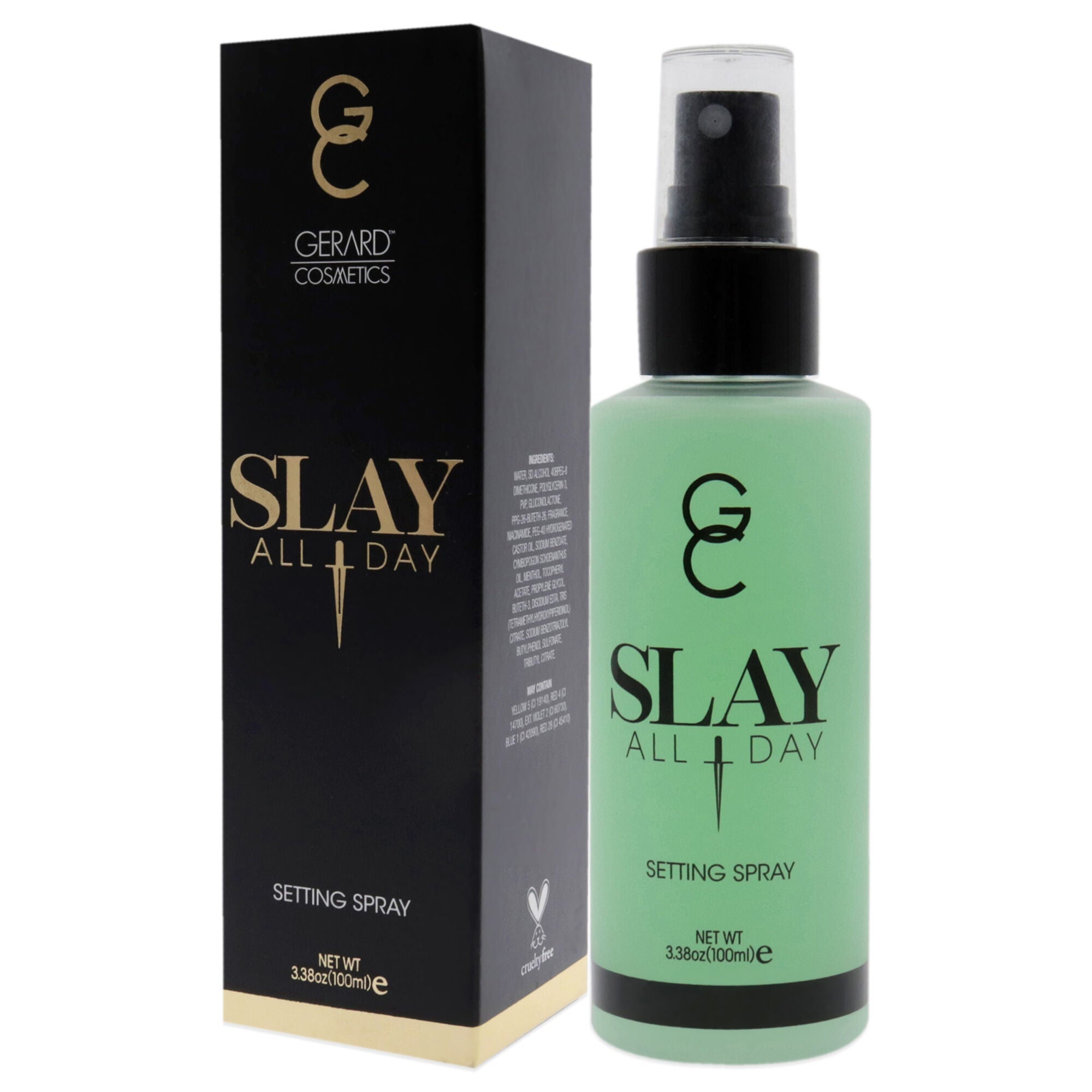 Slay All Day Setting Spray - Cucumber by Gerard Cosmetic for Women - 3.38 oz Setting Spray, , alternate image number 7