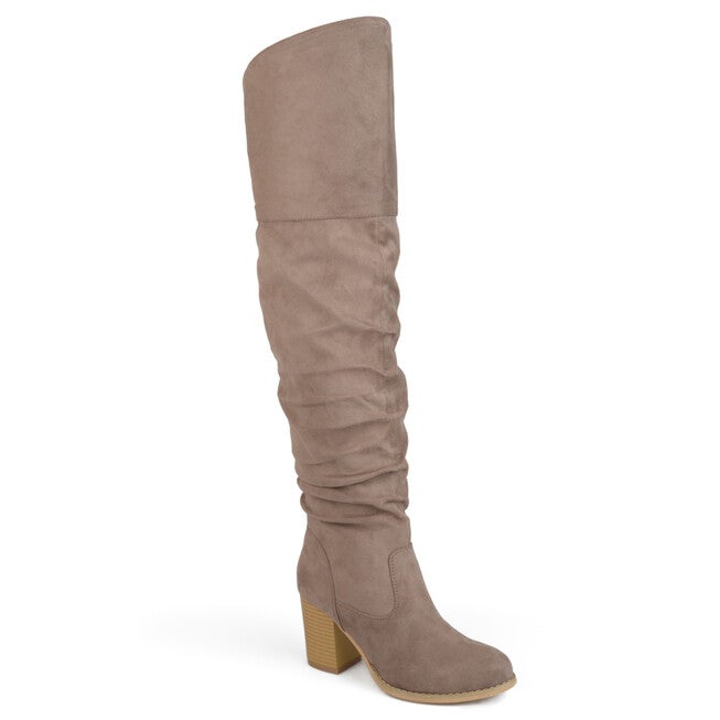 Women's Medium and Wide Width Wide Calf Kaison Boot, Taupe, hi-res image number null