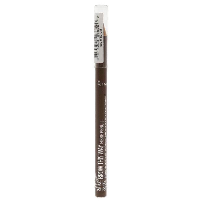 Brow This Way Fiber Pencil - 022 Medium by Rimmel London for Women - 0.038 oz Eyebrow Pencil, See Description, hi-res image number 0