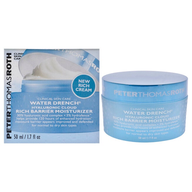 Water Drench Hyaluronic Cloud Rich Barrier Moisturizer by Peter Thomas Roth for Unisex - 1.7 oz Moisturizer, , alternate image number 4