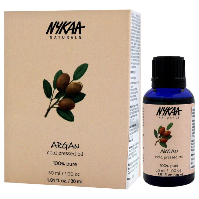 100 Percent Pure Cold Pressed Oil - Argan by Nykaa Naturals for Women - 1 oz Oil, See Description, alternate image number 3