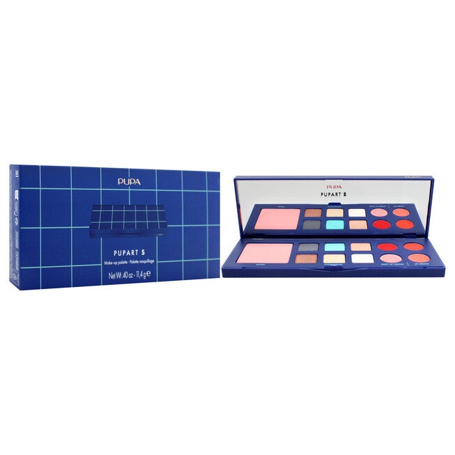 Pupart S Make-Up Palette - 004 Blue by Pupa Milano for Women - 0.4 oz Makeup, See Description, alternate image number 2
