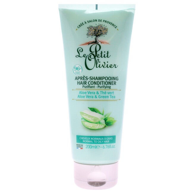 Hair Conditioner Purifying - Aloe Vera and Green Tea by Le Petit Olivier for Women - 6.76 oz Conditioner, NA, hi-res image number null