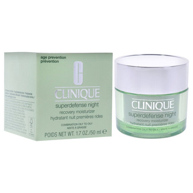 Superdefense Night Recovery Moisturizer - Combination Oily To Oily by Clinique for Women - 1.7 oz Moisturizer, , alternate image number null