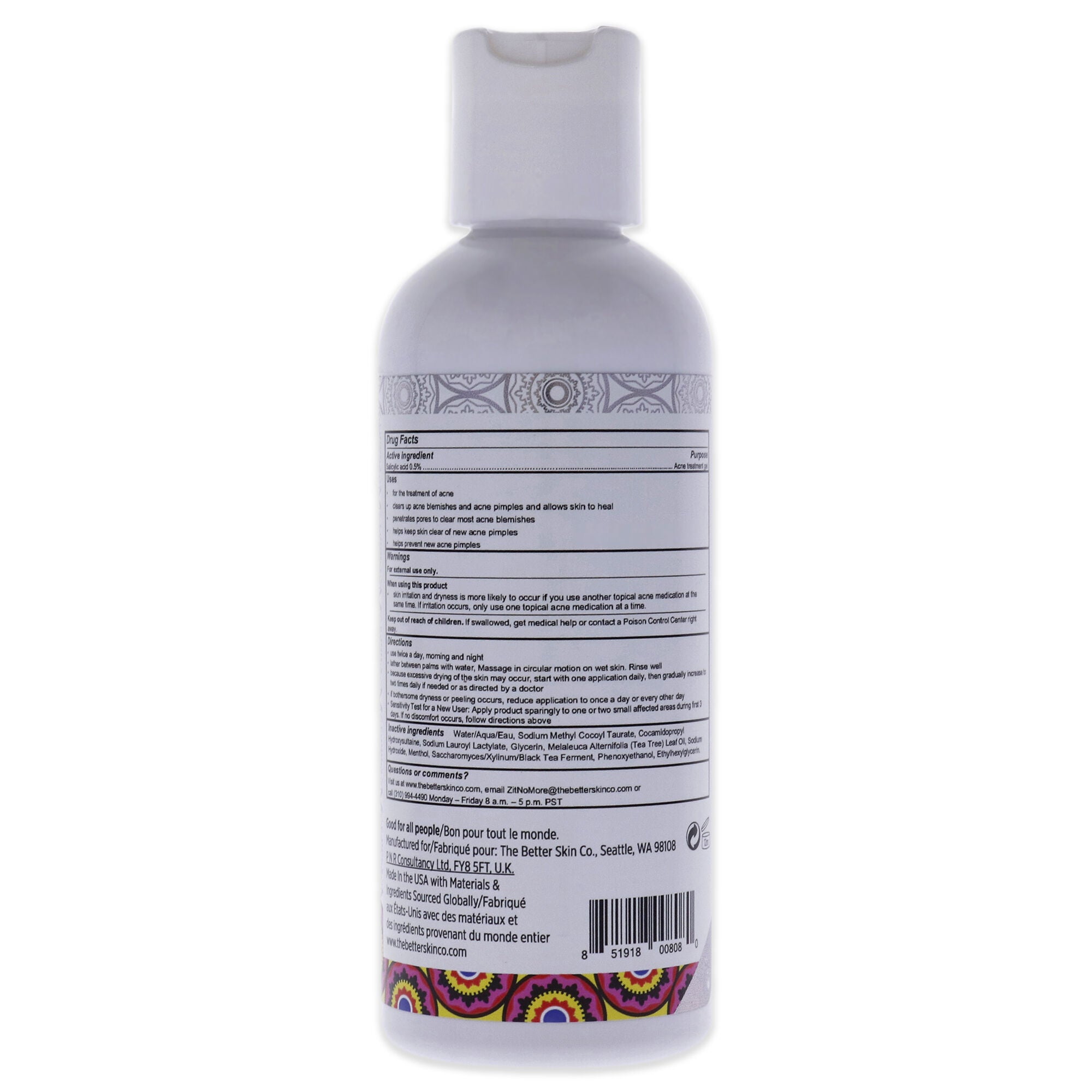 Zit No More Kleanse by The Better Skin for Women - 5.5 oz Treatment, , alternate image number 3