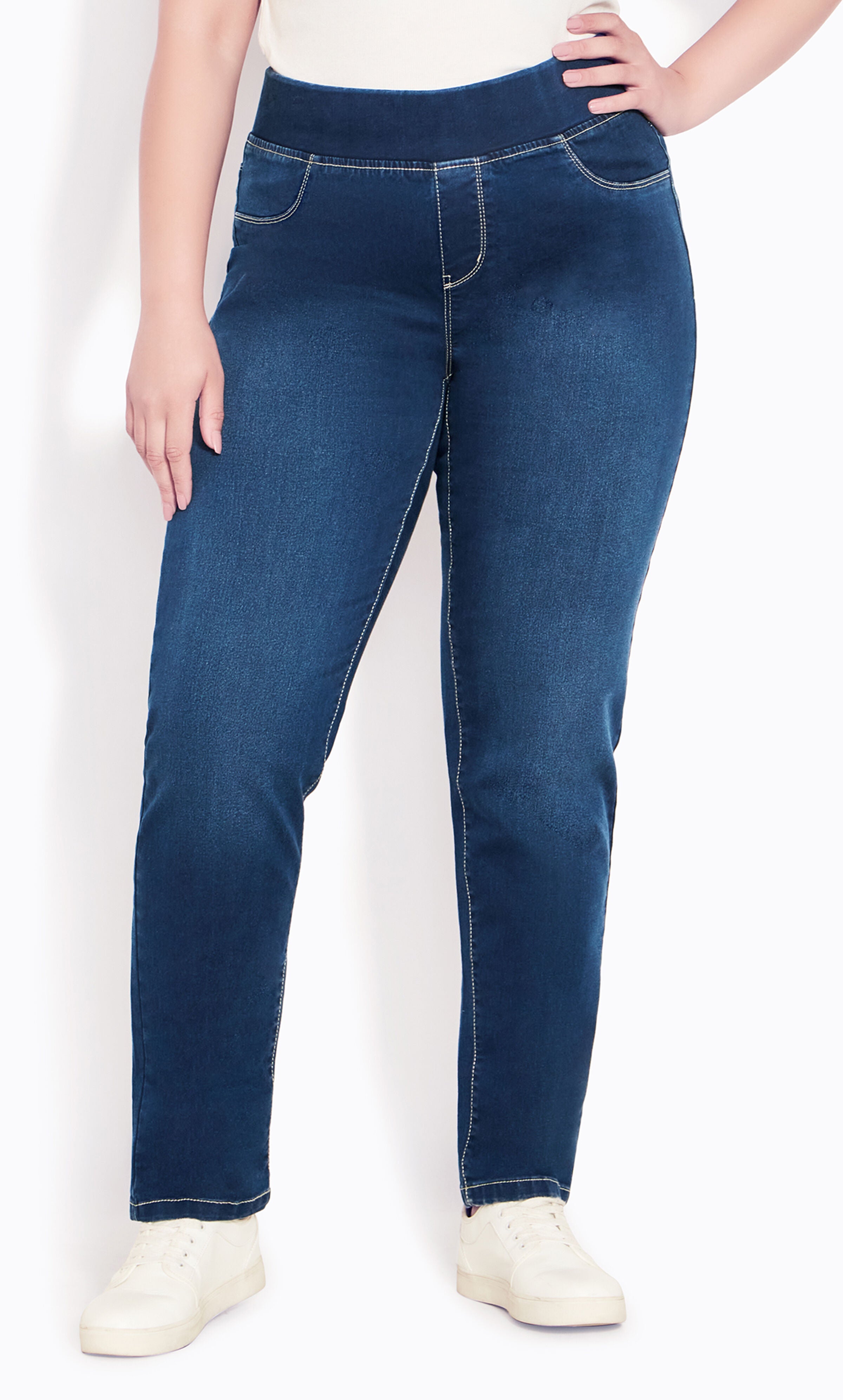 Butter Denim Pull On Jean Dark Wash - Tall, , alternate image number 1