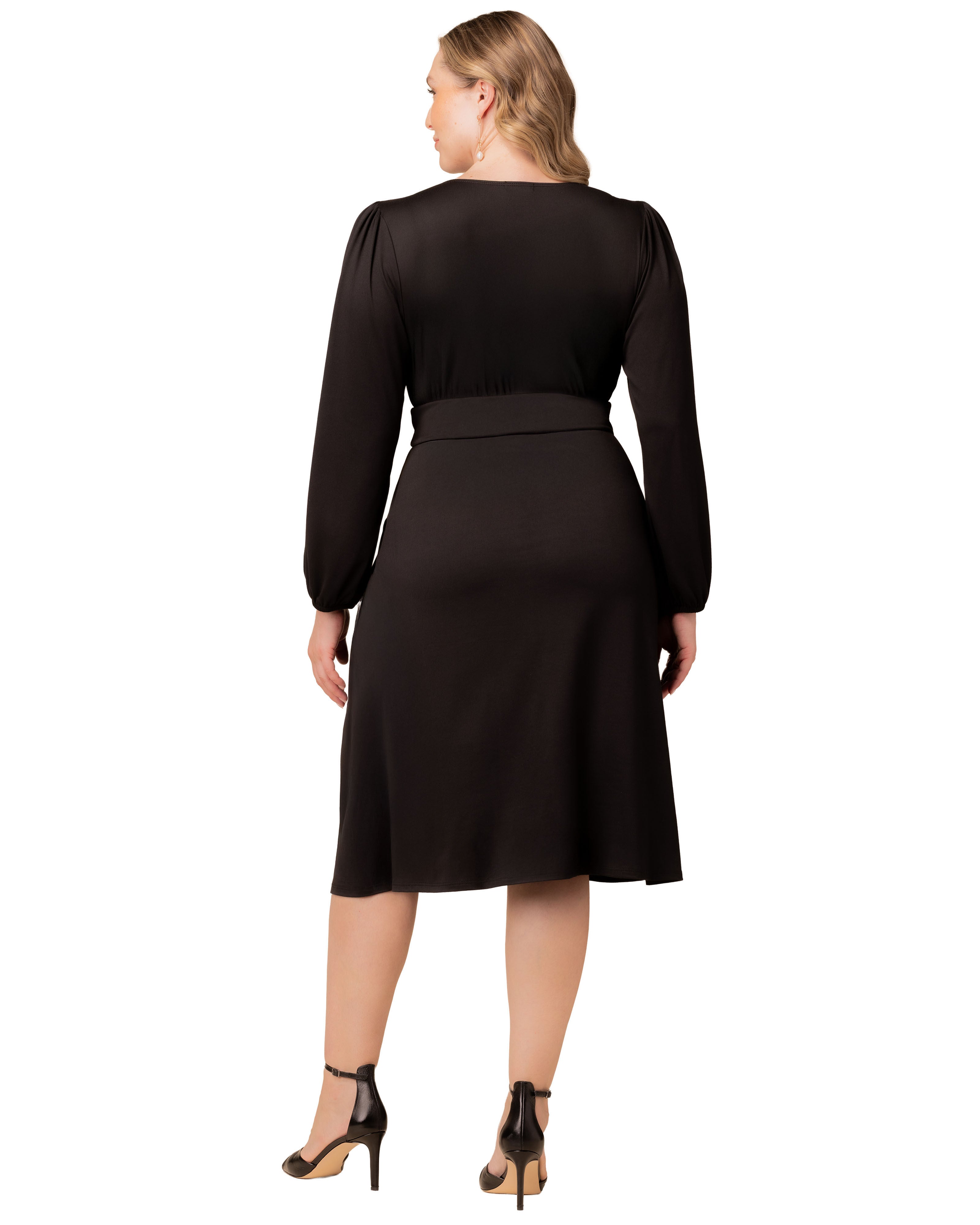 Diana Long Sleeve Dress, BLACK NOIR / Black, alternate image number 1