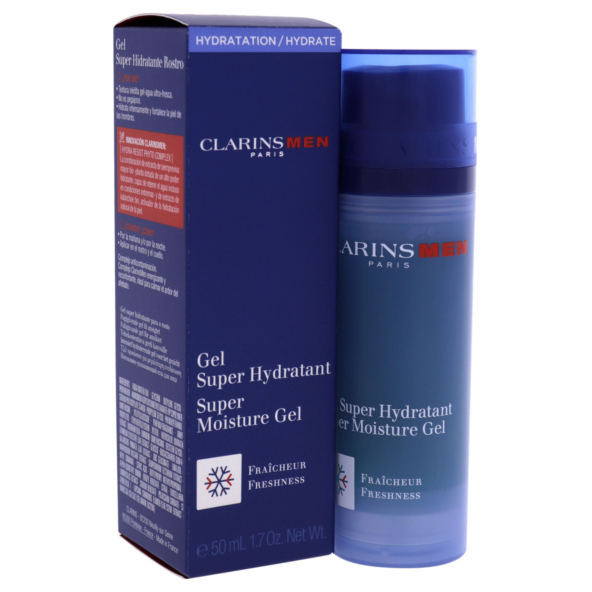 Men Super Moisture Gel by Clarins for Men - 1.7 oz Gel, , alternate image number 7