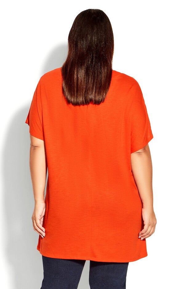Pocket Pleat Tunic - orange, , alternate image number 2