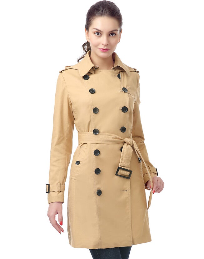 Alexa Waterproof Classic Hooded Trench Coat, , alternate image number 3