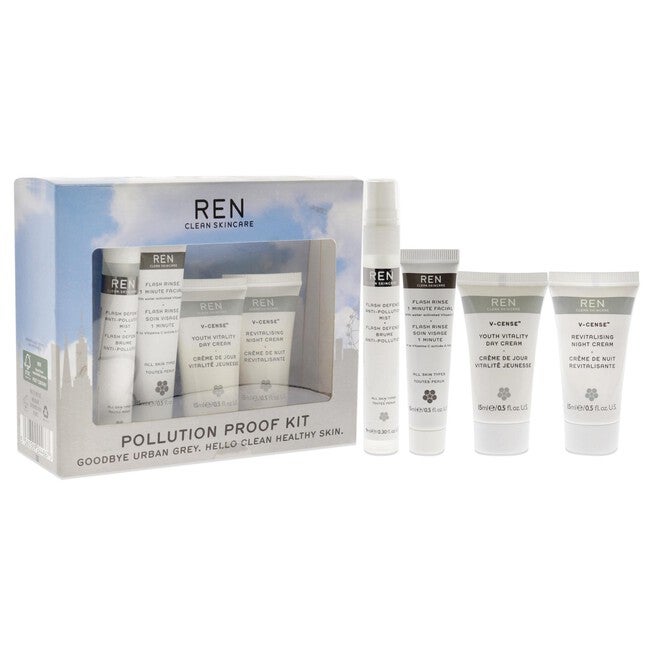 Pollution Proof Kit by REN for Unisex - 4 Pc, See Description, alternate image number 2