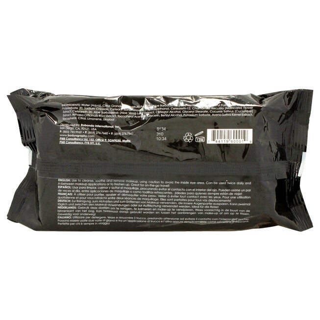 Cleansing and Soothing Wipes by Bodyography for Women - 50 Count Wipes, See Description, alternate image number 2