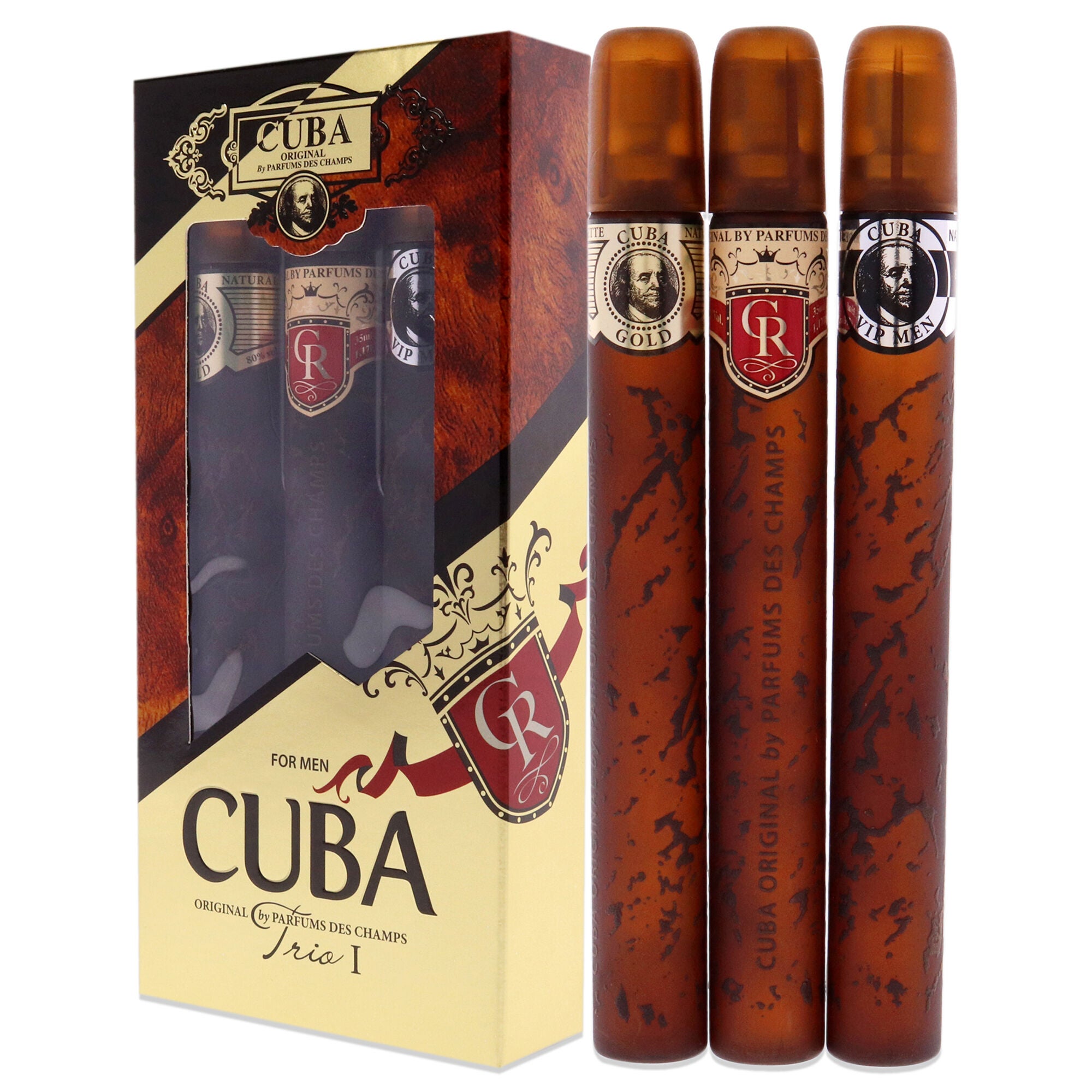 Cuba Trio 1 by Cuba for Men - 3 Pc Gift Set 1.17oz Cuba Gold EDT Spray, 1.17oz Cuba Royal EDT Spray, 1.17oz Cuba VIP EDT Spray, , alternate image number 8