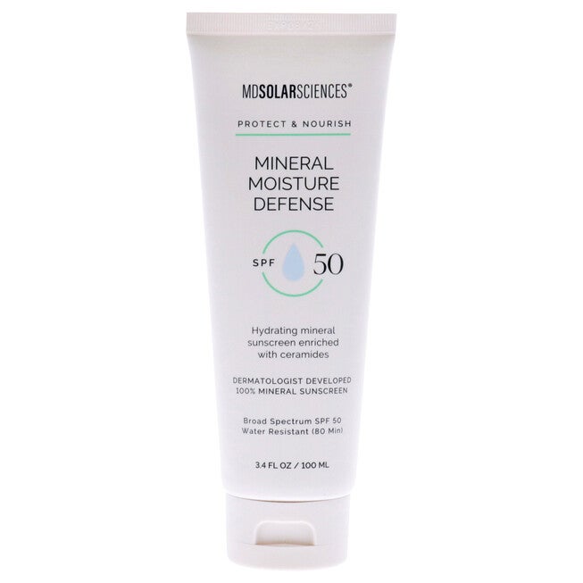 Mineral Moisture Defense SPF 50 by MDSolarSciences for Unisex - 3.4 oz Sunscreen, See Description, alternate image number 4