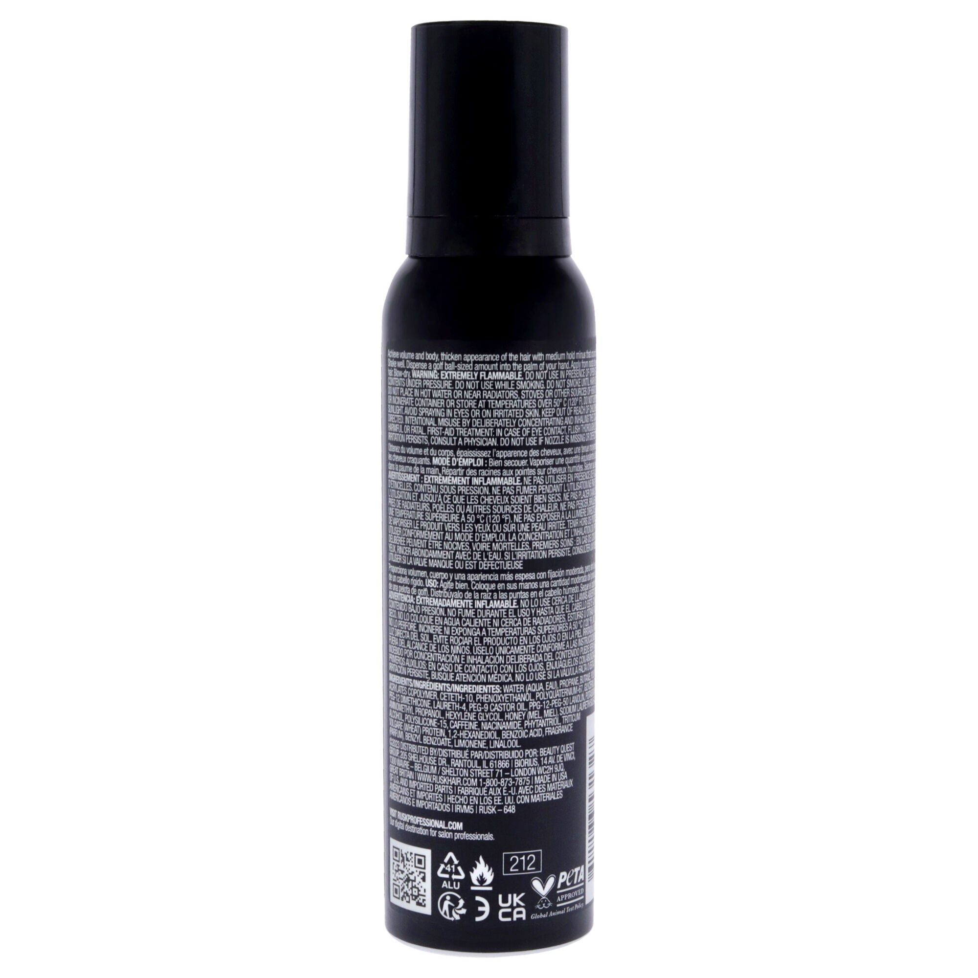 Volumizing Mousse by Rusk for Unisex - 5 oz Mousse, See Description, alternate image number 1