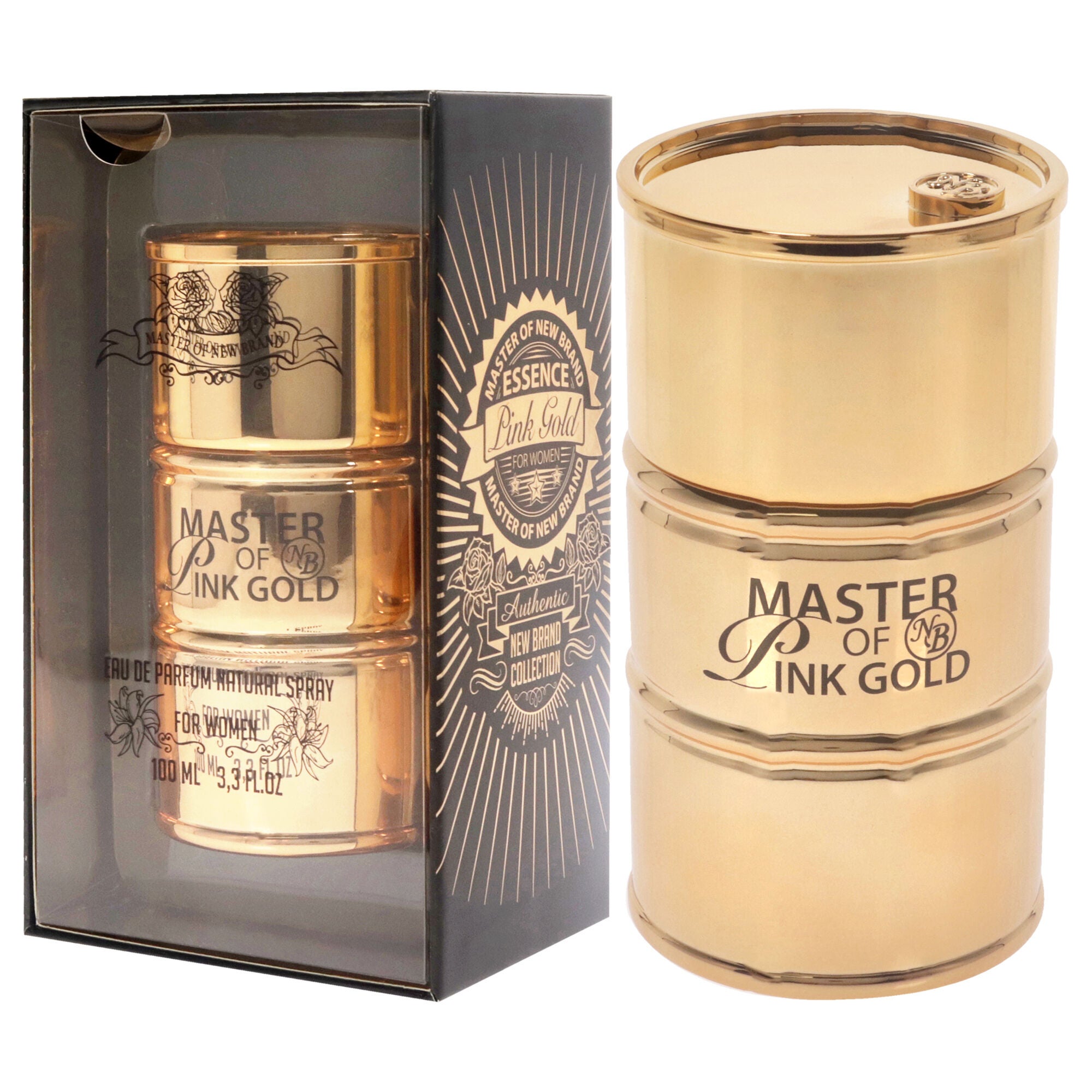 Master of Pink Gold by New Brand for Women - 3.3 oz EDP Spray, , alternate image number 7