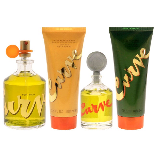 Curve by Liz Claiborne for Men - 4 Pc Gift Set 4.2oz EDC Spray, 0.25oz EDC Splash, 3.4oz After Shave Balm, 3.4oz Shower Gel, NA, alternate image number null