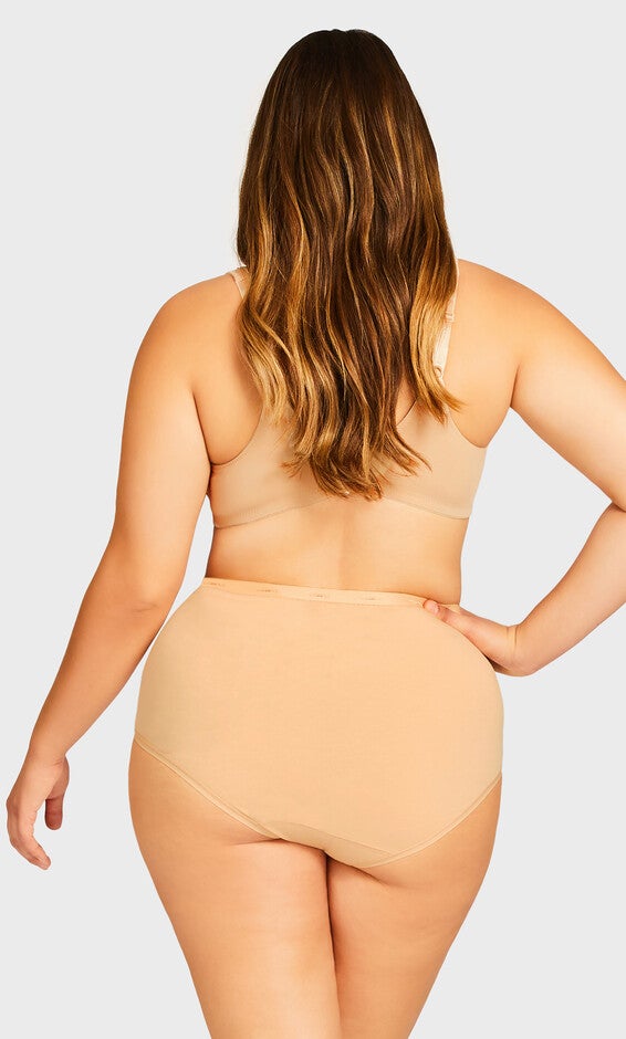 Basic Cotton Brief - beige, , alternate image number 1