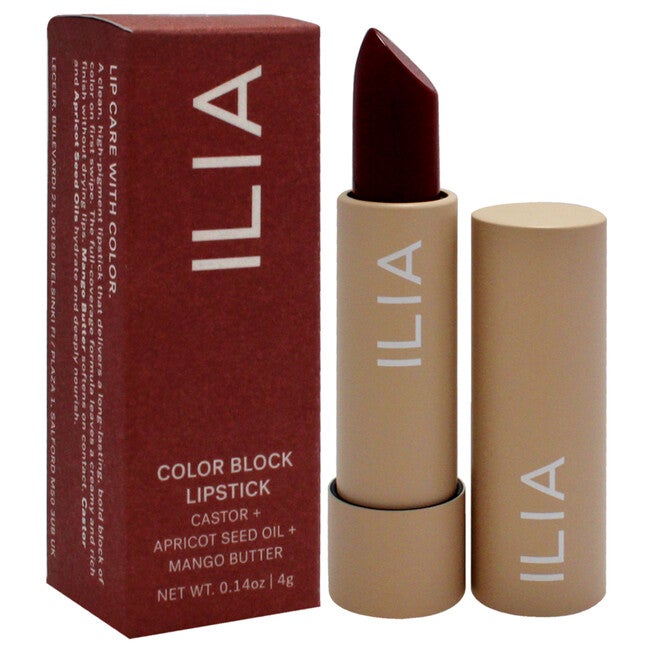 Color Block Lipstick - Rumba by ILIA Beauty for Women - 0.14 oz Lipstick, NA, alternate image number null