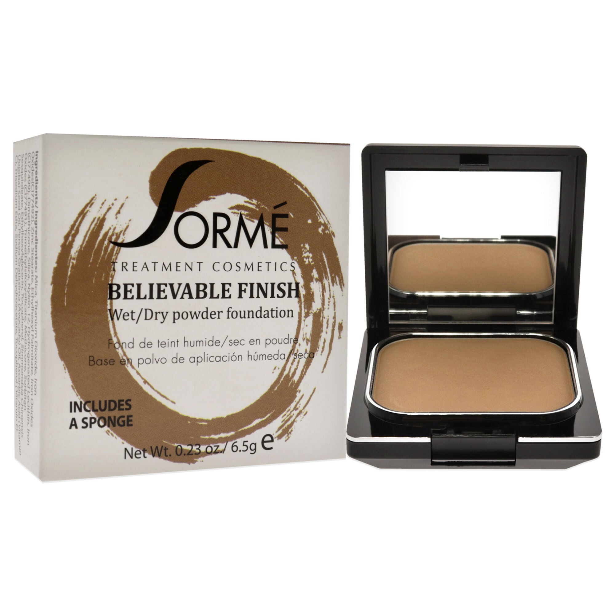 Believable Finish Powder Foundation - Golden Honey by Sorme Cosmetics for Women - 0.23 oz Foundation, See Description, alternate image number 1