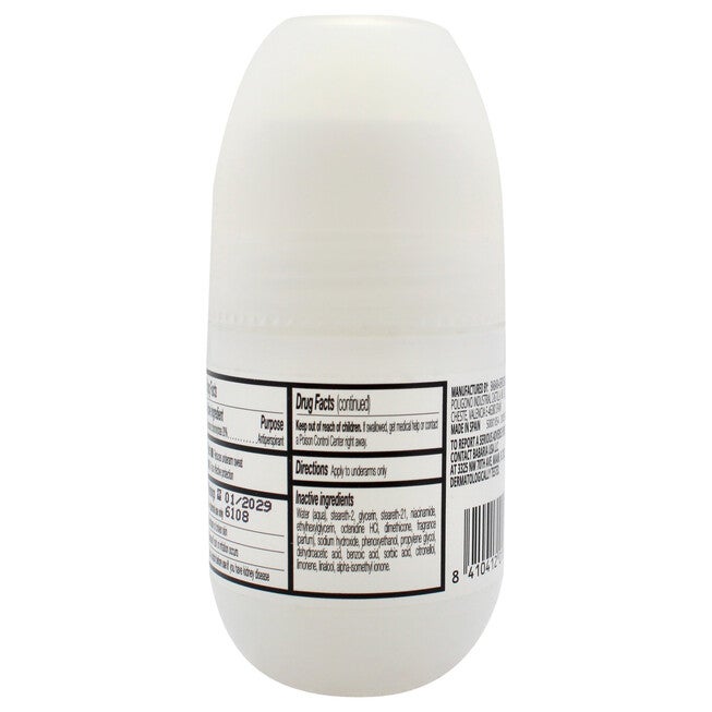 Invisible 24H Protection Deodorant and Antiperpirant by Babaria for Women - 1.7 oz Deodorant Roll-On, See Description, alternate image number 1