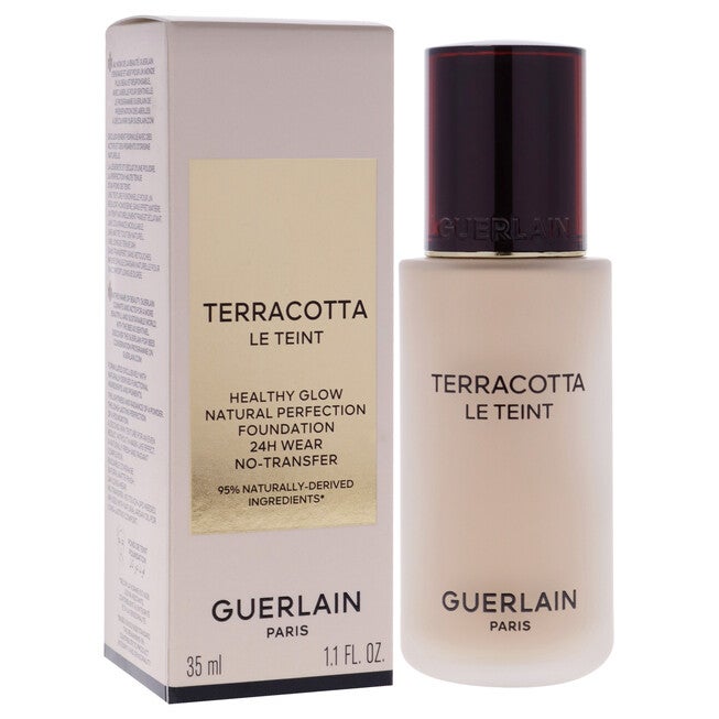 Terracotta Le Teint 24H Wear No-Transfer Foundation - 2W Warm by Guerlain for Women - 1.1 oz Foundation, See Description, alternate image number 2