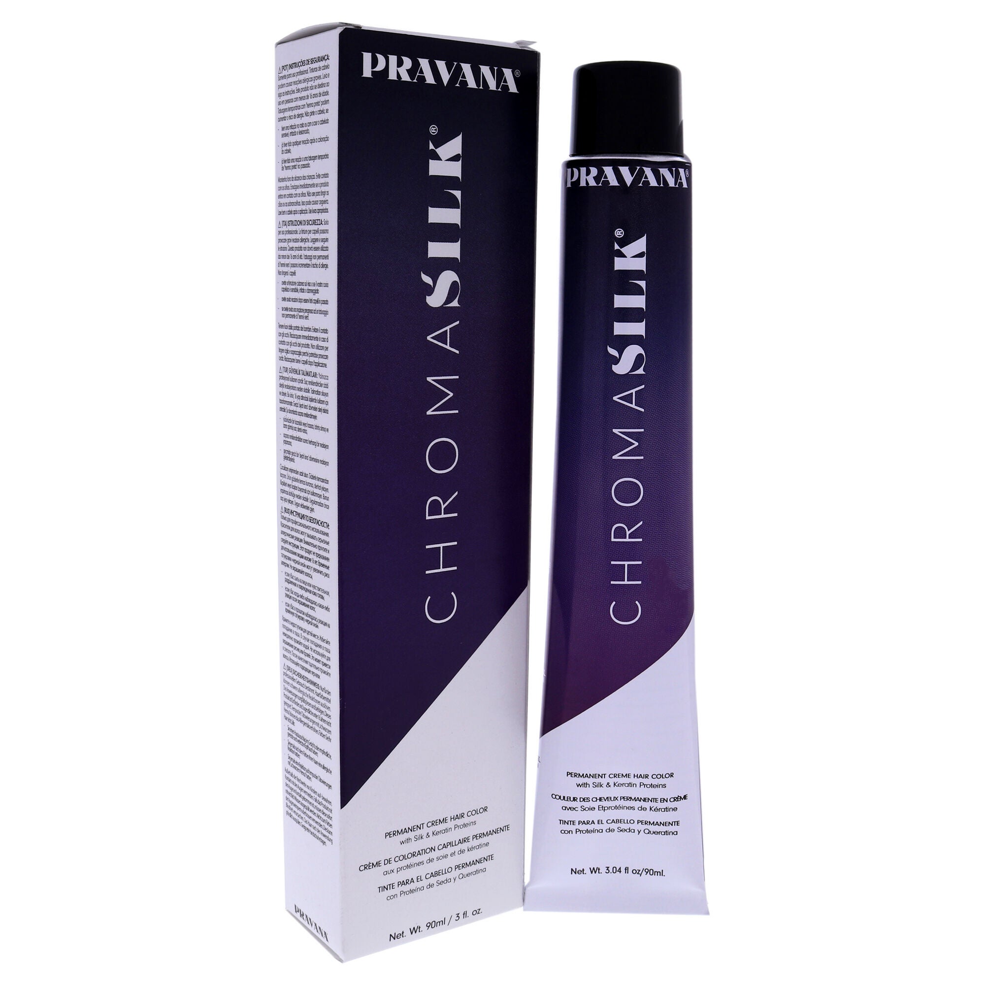 ChromaSilk Creme Hair Color - 4.56 Mahogany Red Brown by Pravana for Unisex - 3 oz Hair Color, See Description, alternate image number 2