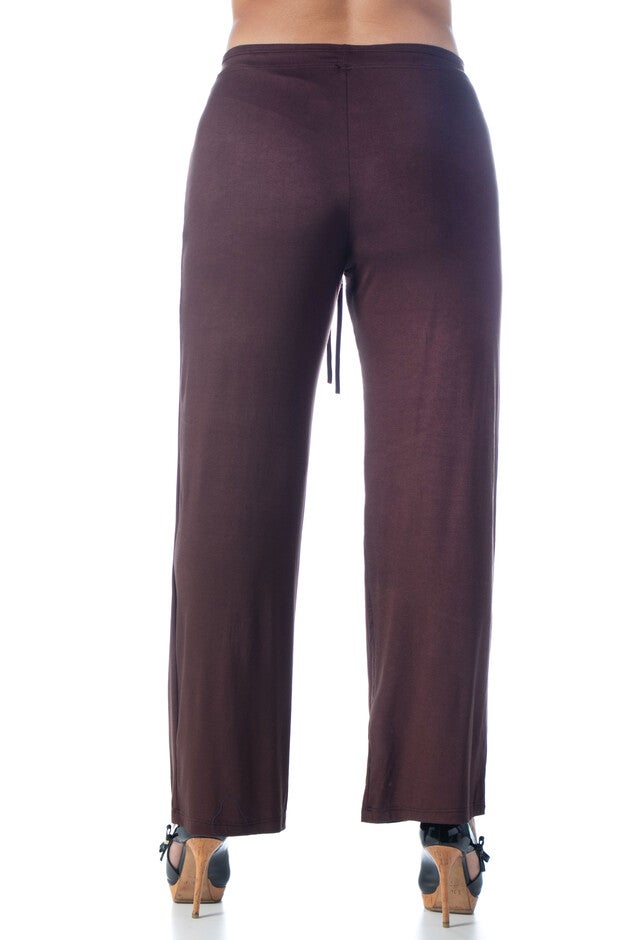 Comfortable Stretch Draw String Plus Size Pants, , alternate image number 1